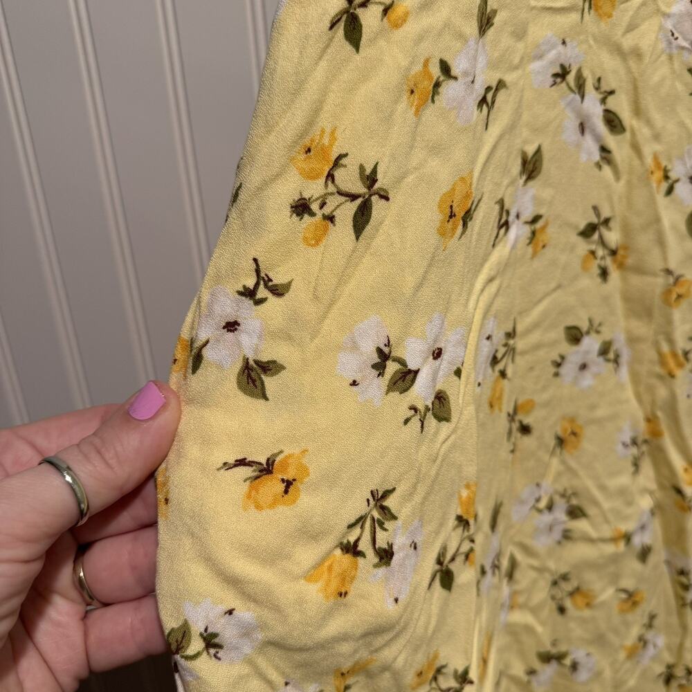 Old Navy Yellow Floral Mini Cami Dress Size XL Tall - Picture 2 of 6